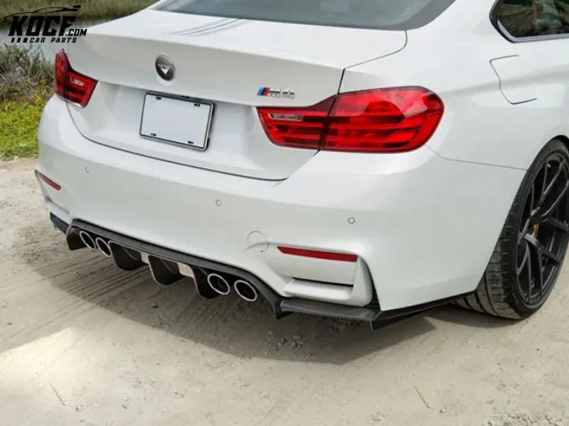 1-pc Style Vrs Type Carbon Fiber Rear Bumper Diffuser Lip Spoiler For BMW F80 F82 F83 M3 M4 15-18