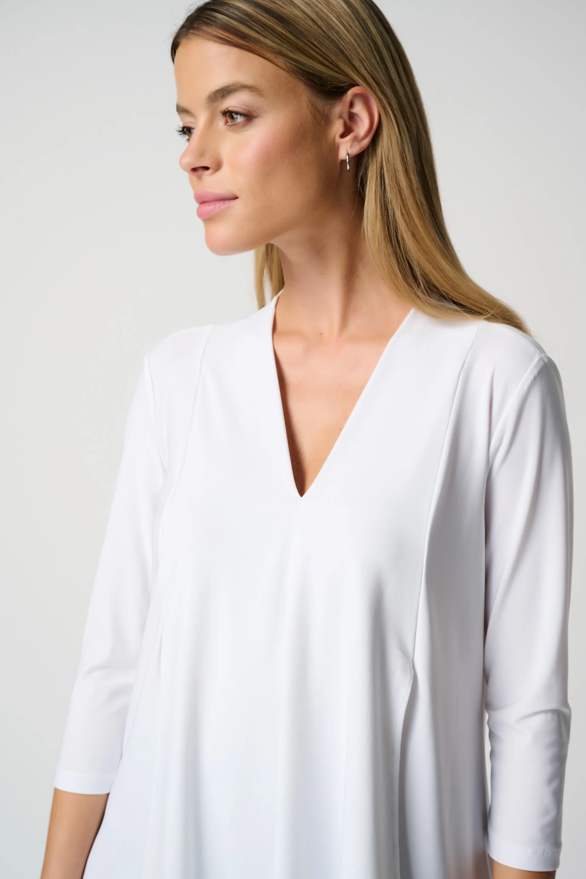 Asymmetrical 3/4 Sleeve Tunic