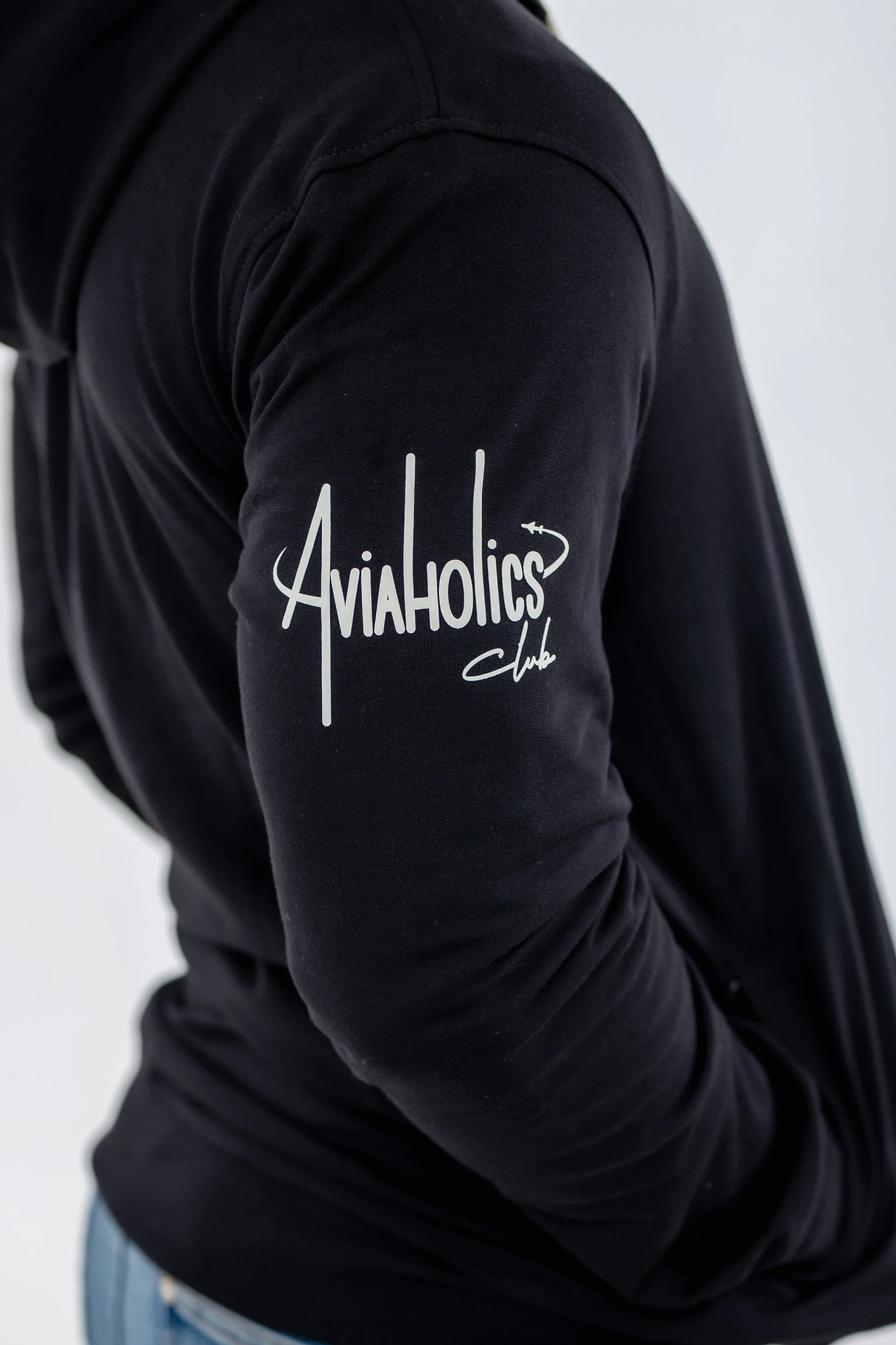 Aviaholics Travel Hoodie Black Size S