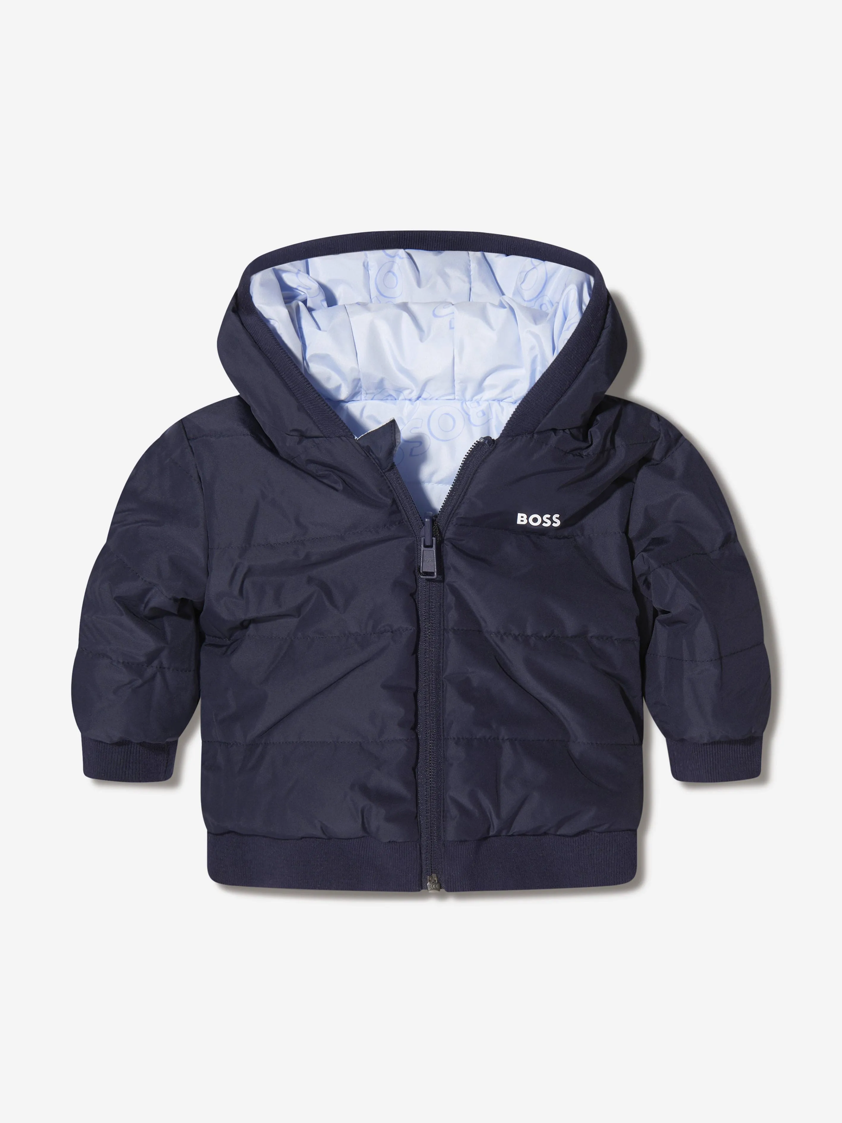 BOSS Baby Boys Reversible Puffer Jacket