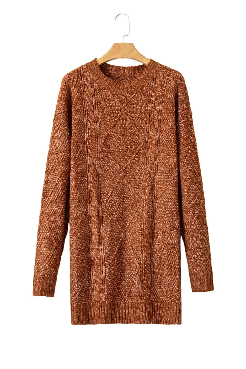 Cassidy Knit Loose Fit Sweater Dress