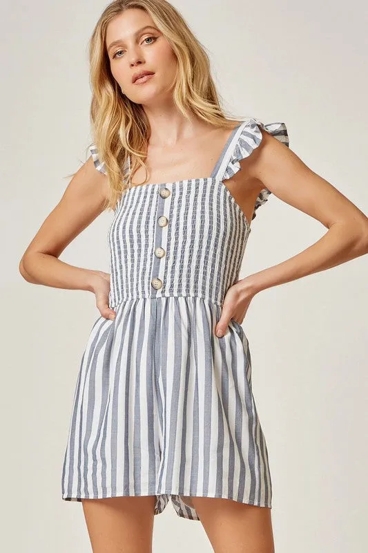 Coastal Stripes Romper