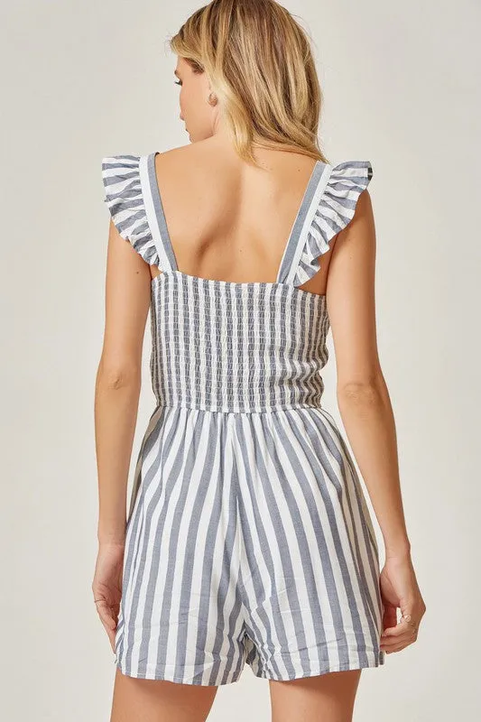 Coastal Stripes Romper