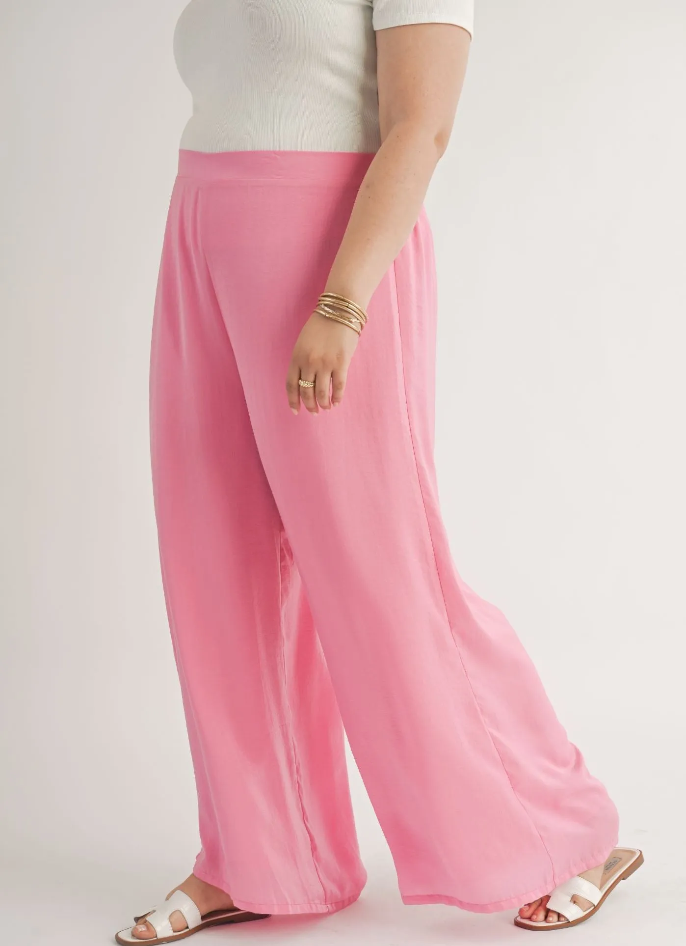 Curvy Hibiscus Pants