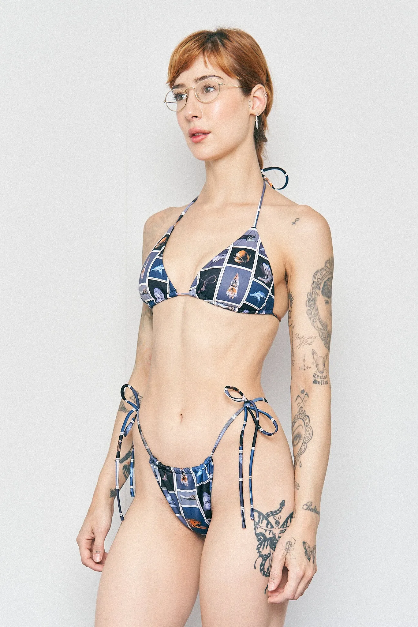 Cuter Fish String Bikini Bottoms WRONG FABRIC