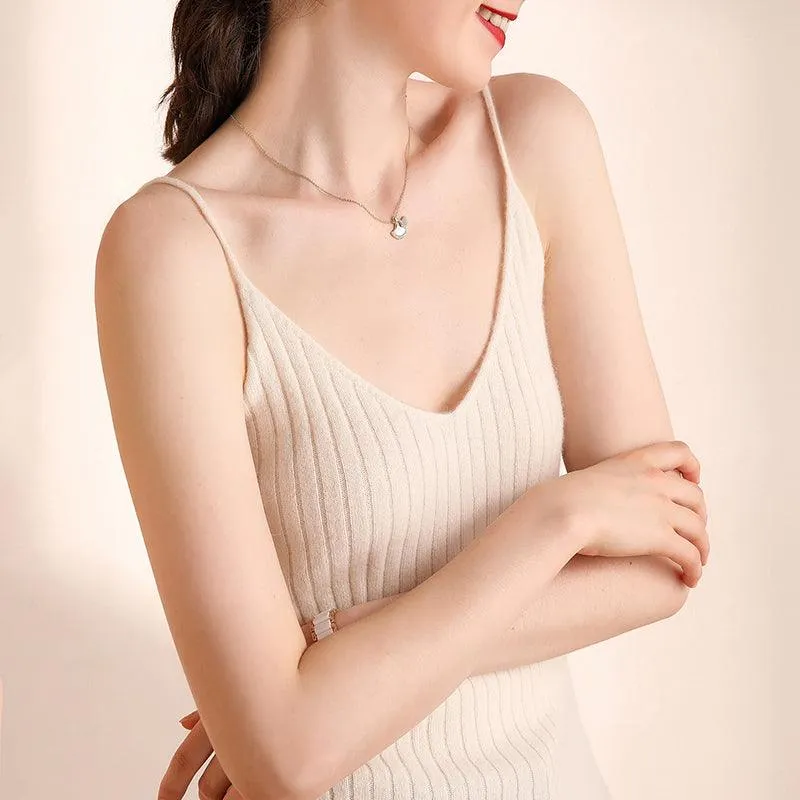 Delicate Cashmere Camisole Top