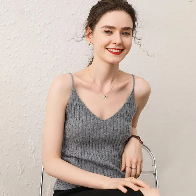 Delicate Cashmere Camisole Top