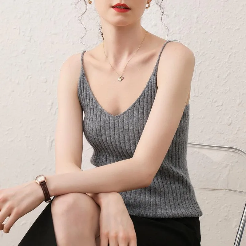 Delicate Cashmere Camisole Top