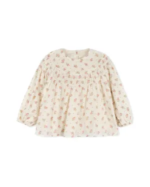 Derry - Dotted Floral Printed Blouse