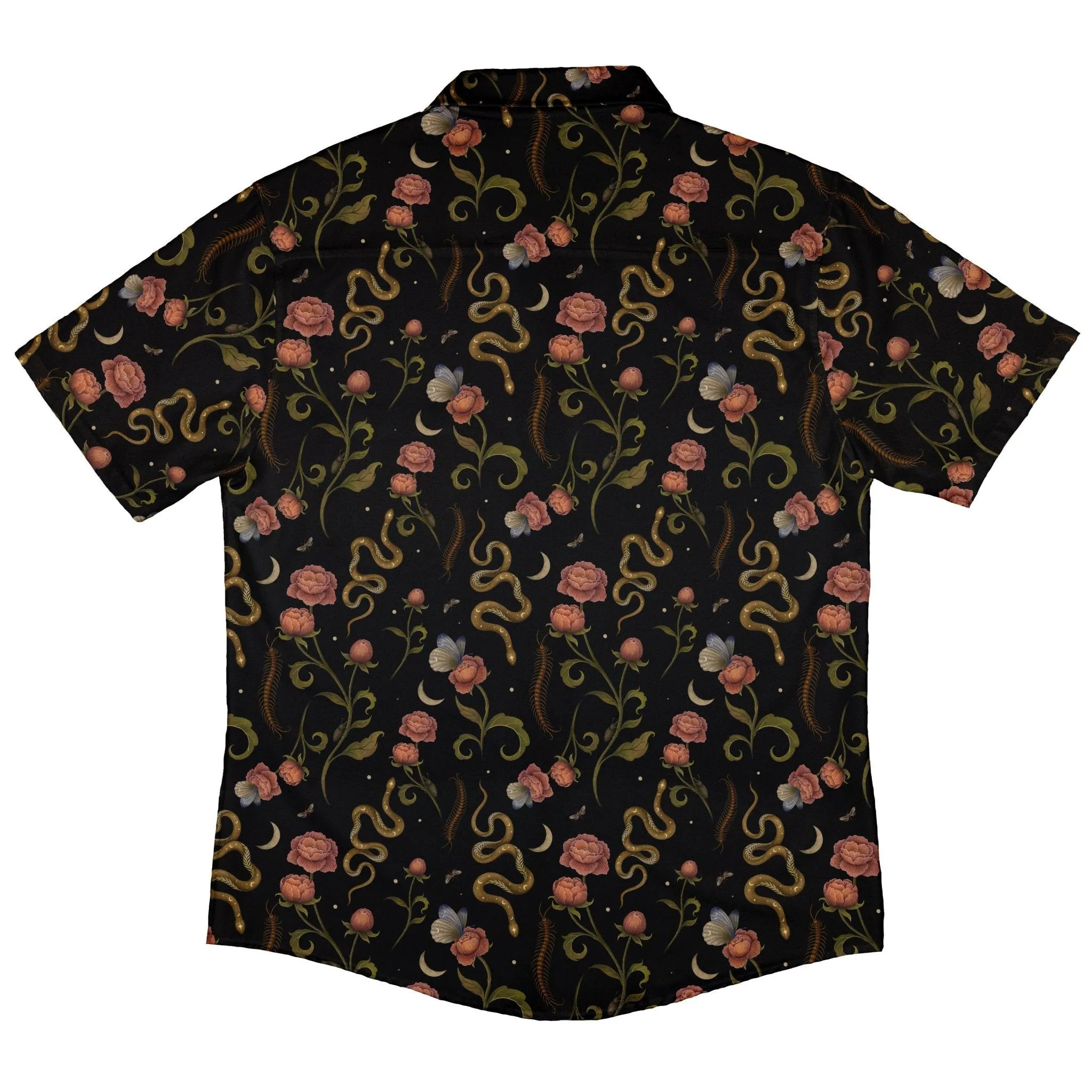 Episodic Serpent Garden Pink Space Button Up Shirt