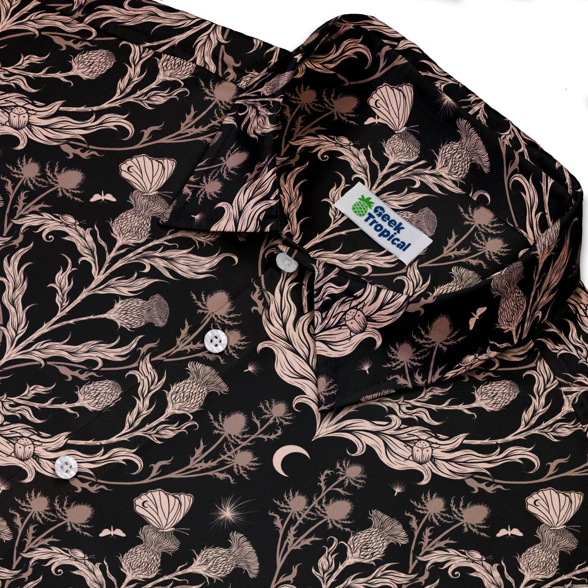 Episodic Thistle Home Black White Button Up Shirt