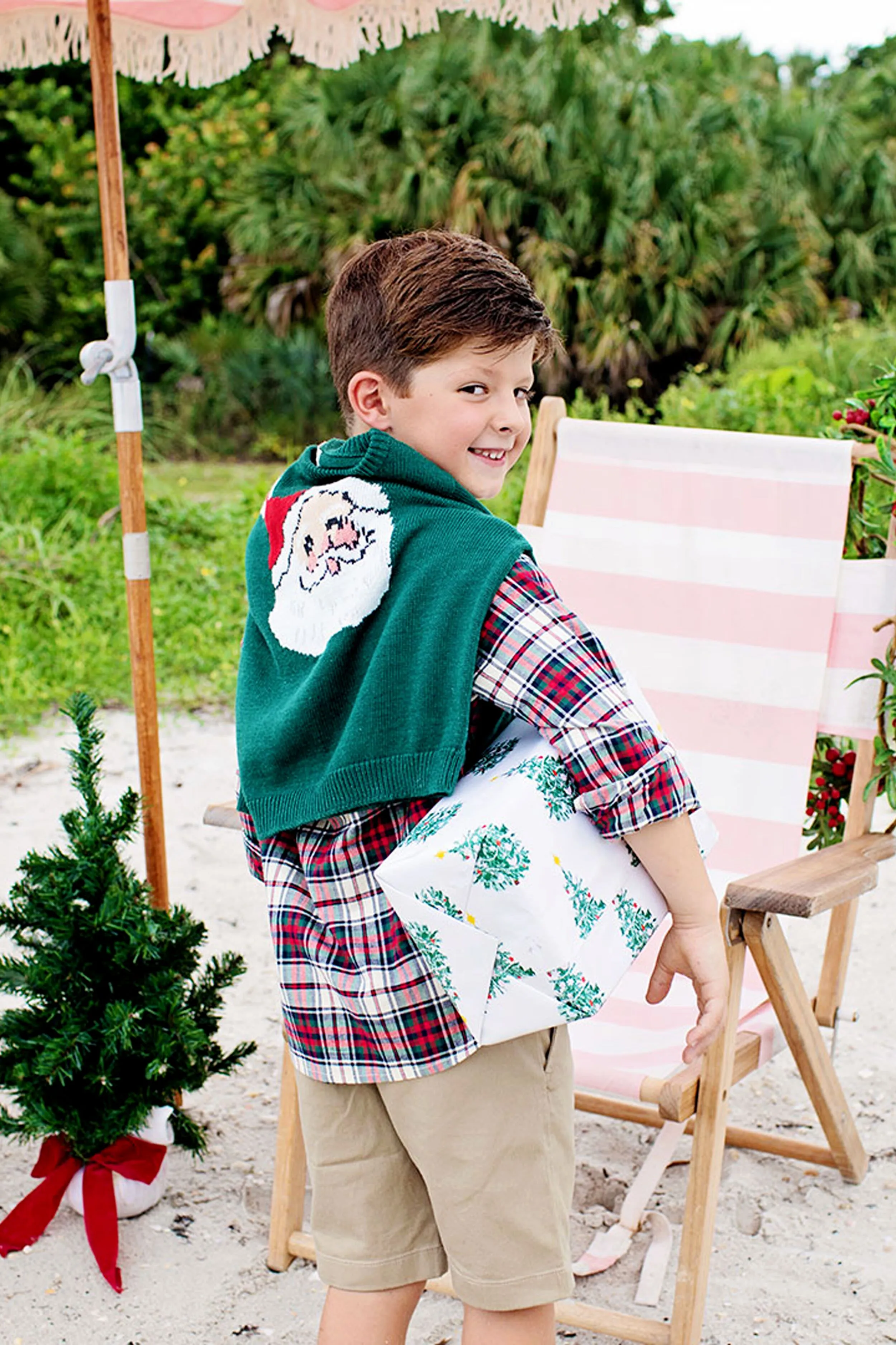 Evergreen Santa Boys Oliver Sweater