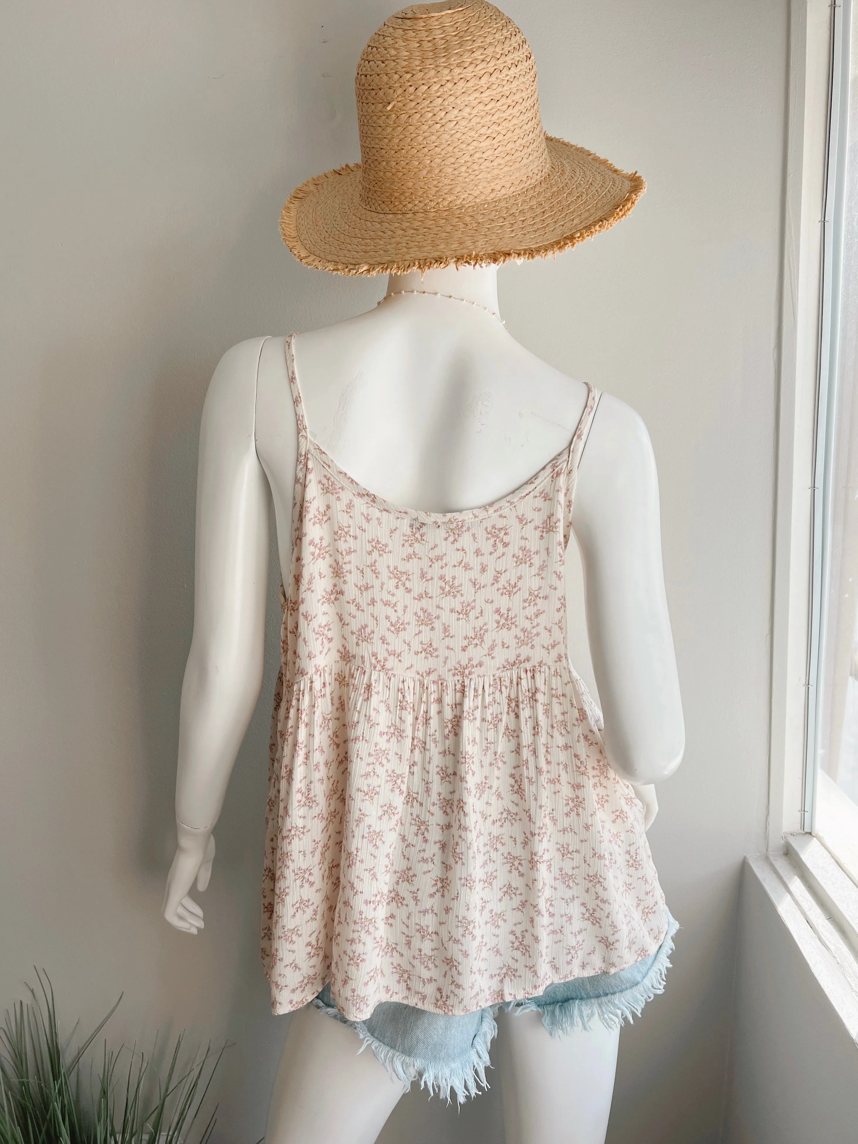 Floral Baby Doll Tank (FINAL SALE)