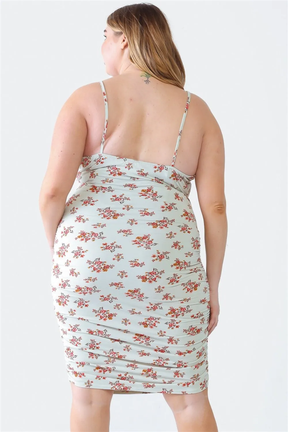 Floral Plus Size Summer Cami Dress