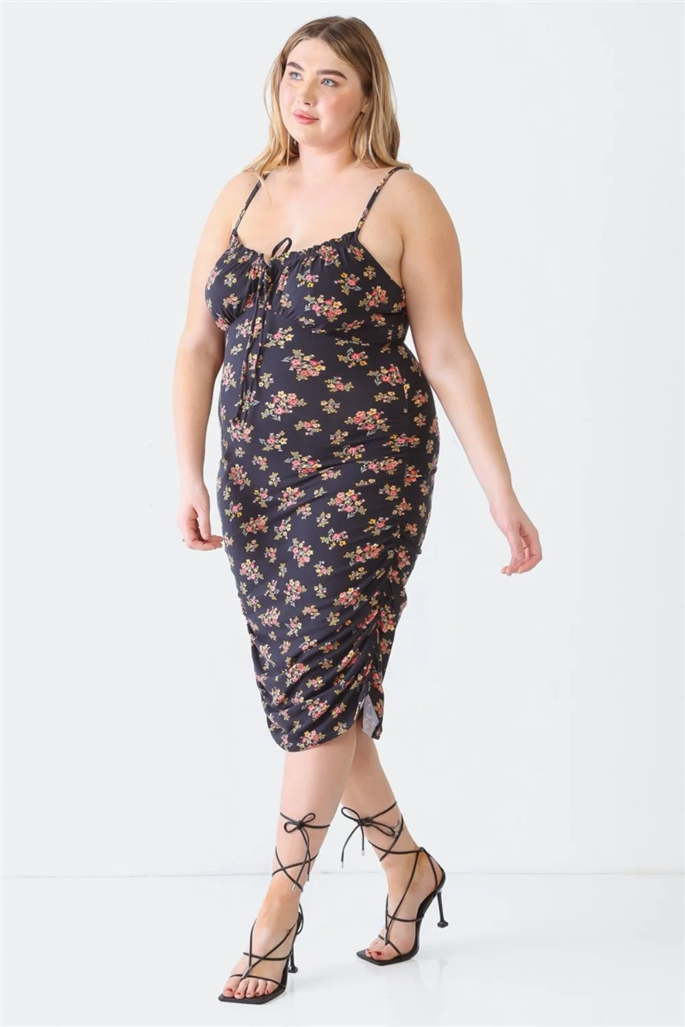 Floral Plus Size Summer Cami Dress