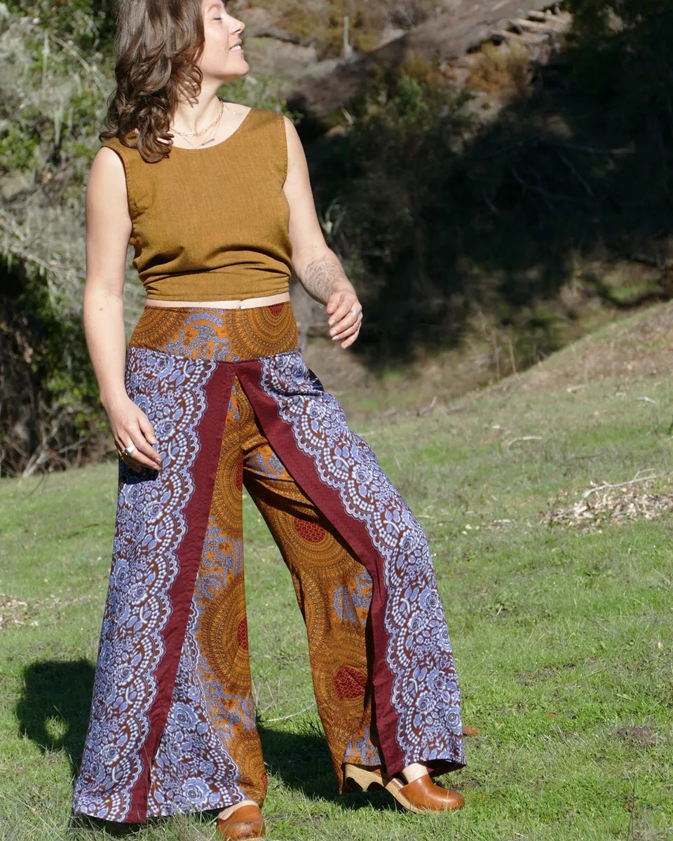 Flower Mandala Palazzo Pants