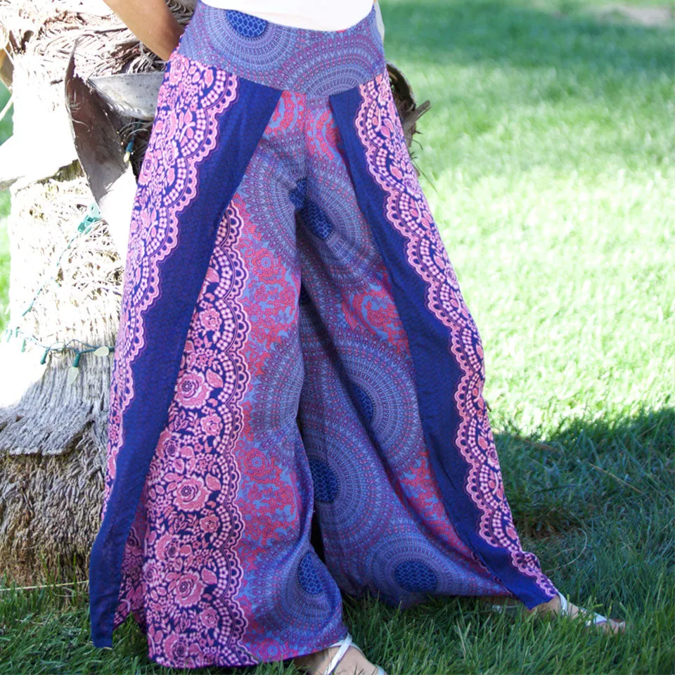 Flower Mandala Palazzo Pants