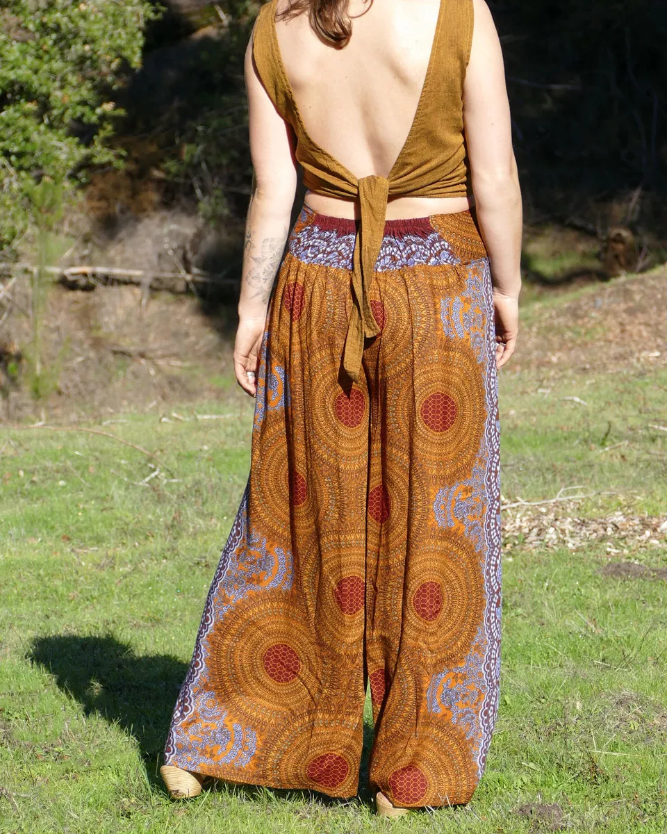 Flower Mandala Palazzo Pants