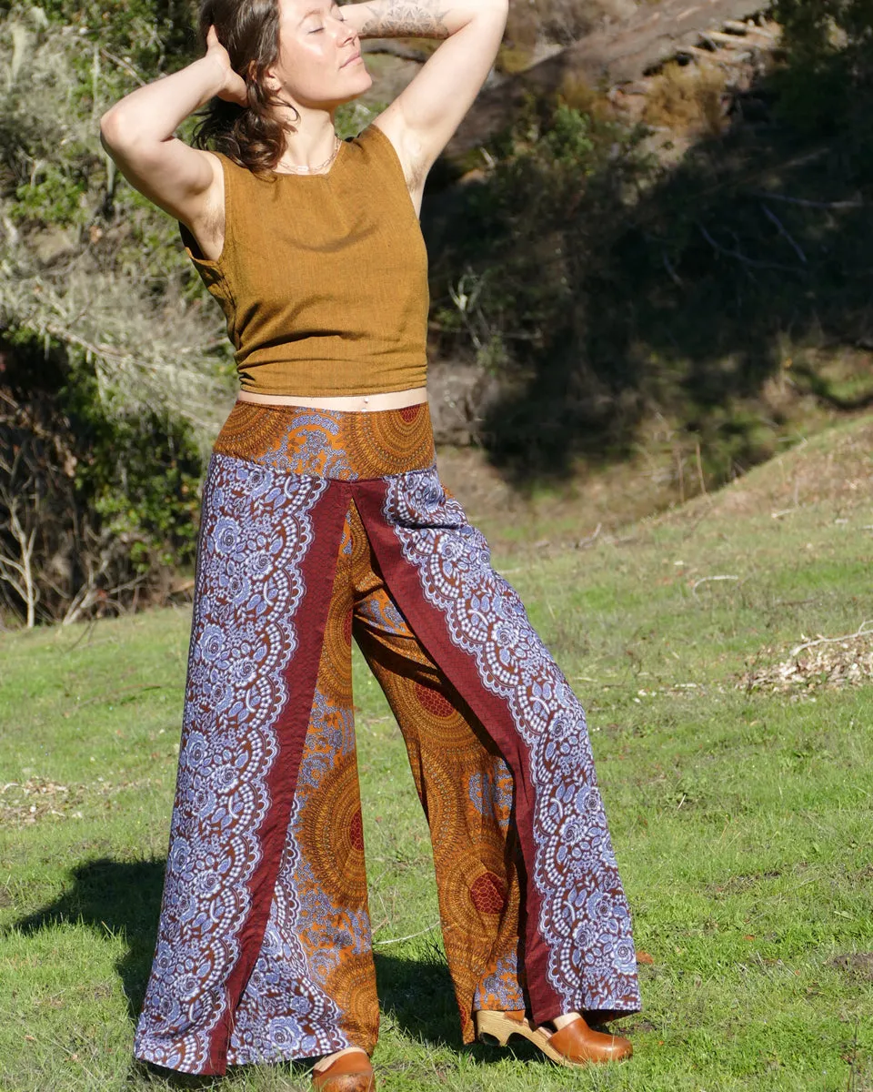 Flower Mandala Palazzo Pants