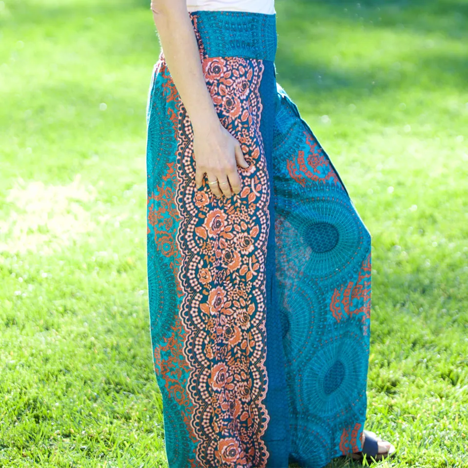 Flower Mandala Palazzo Pants