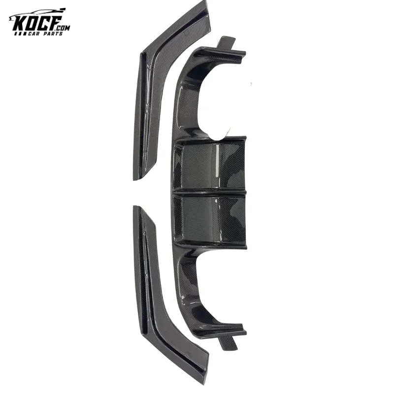 For BMW F80 F82 F83 M3 M4 Vor Style carbon fiber rear bumper lip diffuser Car styling