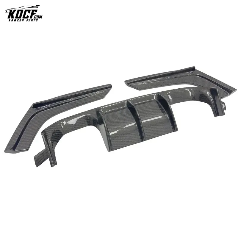 For BMW F80 F82 F83 M3 M4 Vor Style carbon fiber rear bumper lip diffuser Car styling