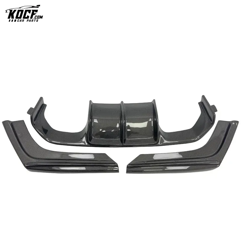 For BMW F80 F82 F83 M3 M4 Vor Style carbon fiber rear bumper lip diffuser Car styling