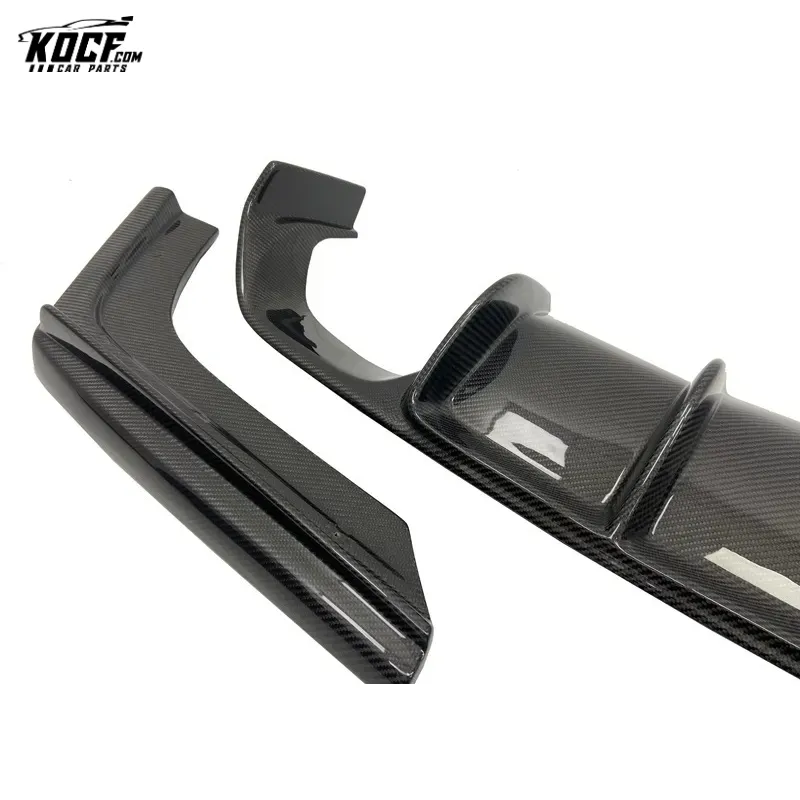 For BMW F80 F82 F83 M3 M4 Vor Style carbon fiber rear bumper lip diffuser Car styling