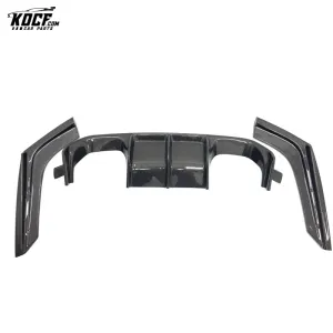 For BMW F80 F82 F83 M3 M4 Vor Style carbon fiber rear bumper lip diffuser Car styling