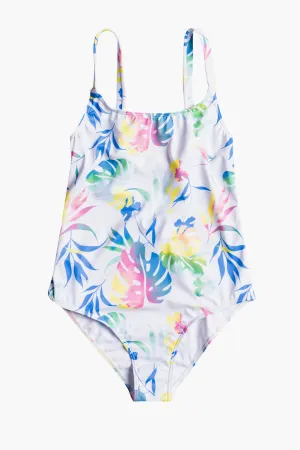 Girls Swimsuit Roxy Bright White