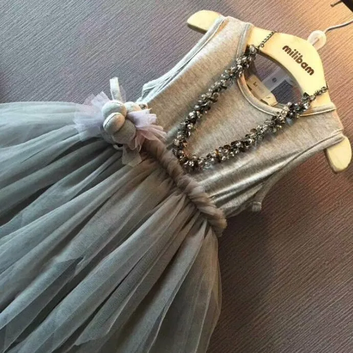 Girls Vintage Tulle Dress