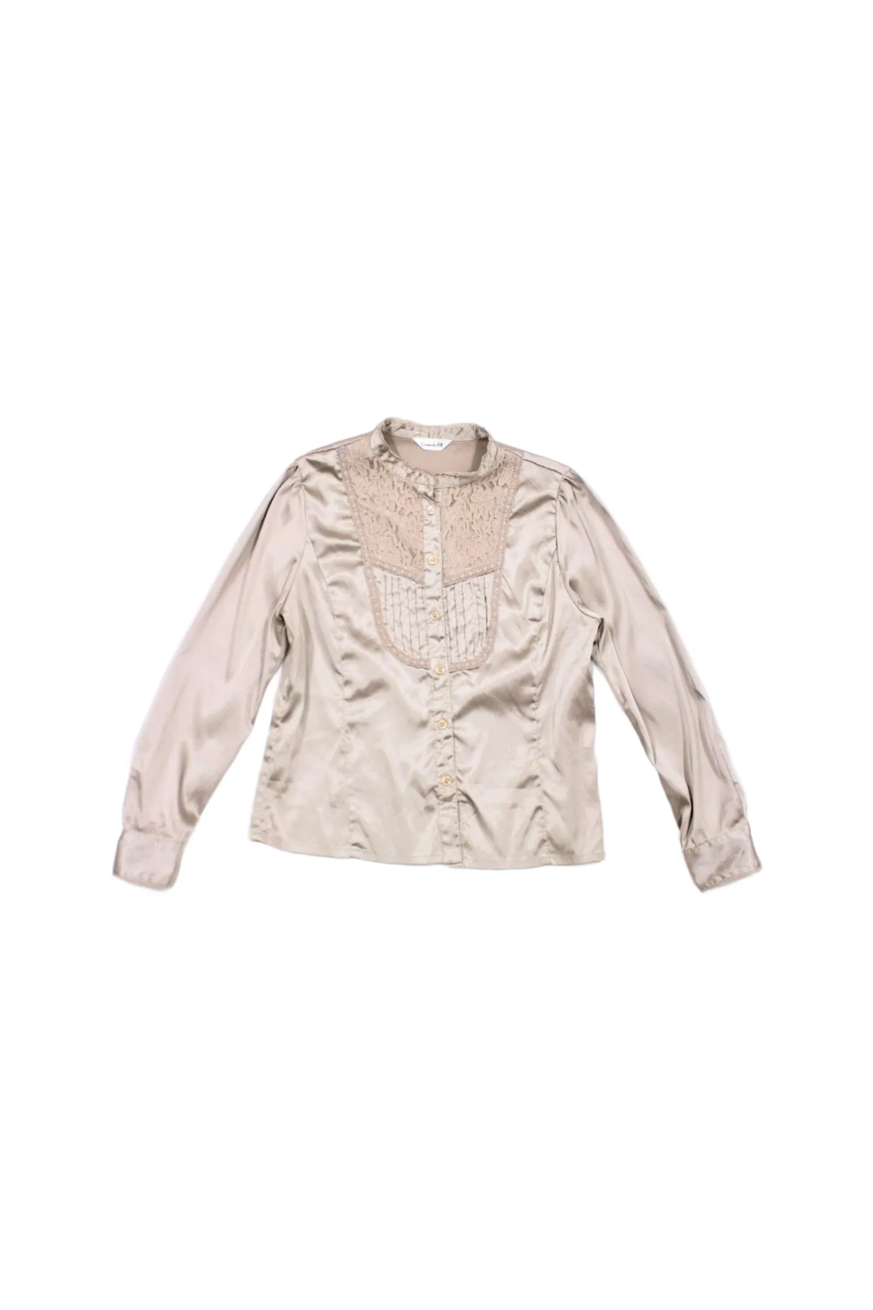 Grande El - Satin & Lace Blouse