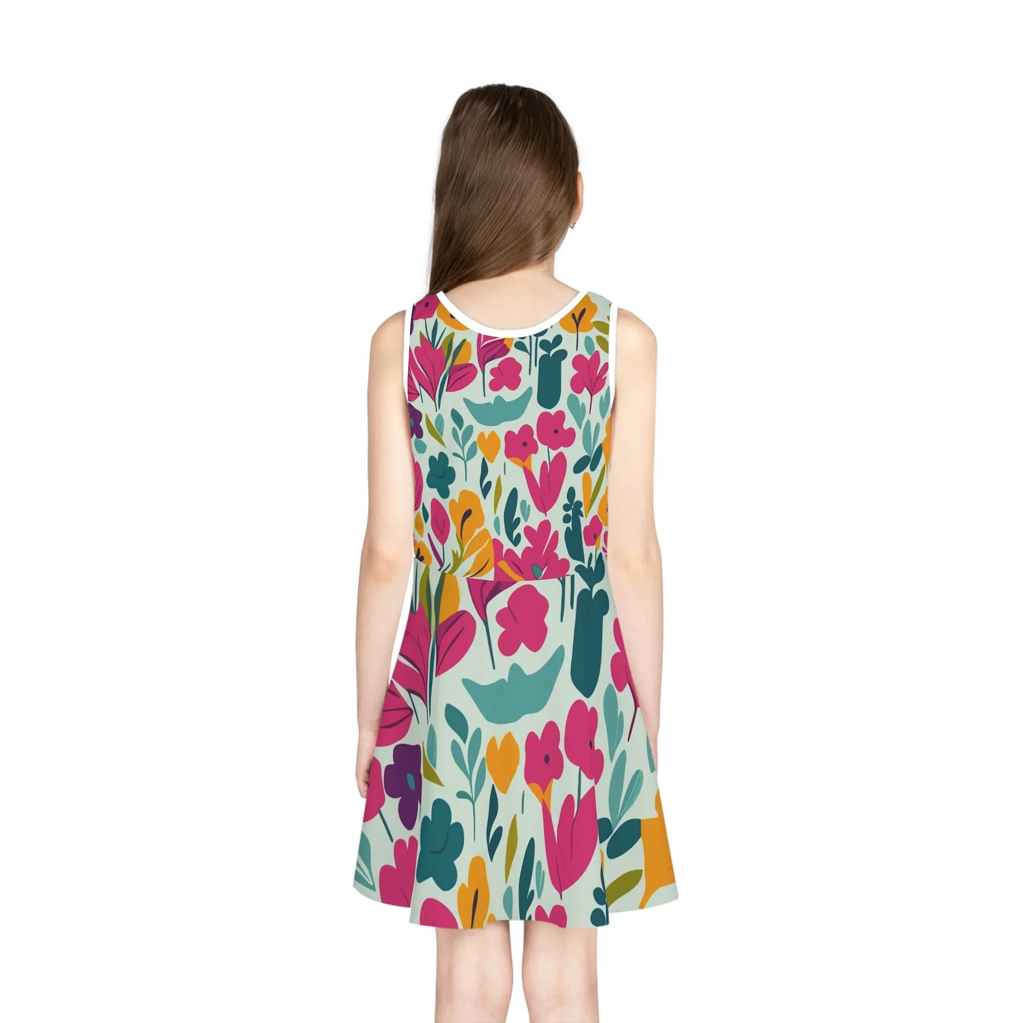 Light flowers - Inovax Girl's Sleeveless Sundress