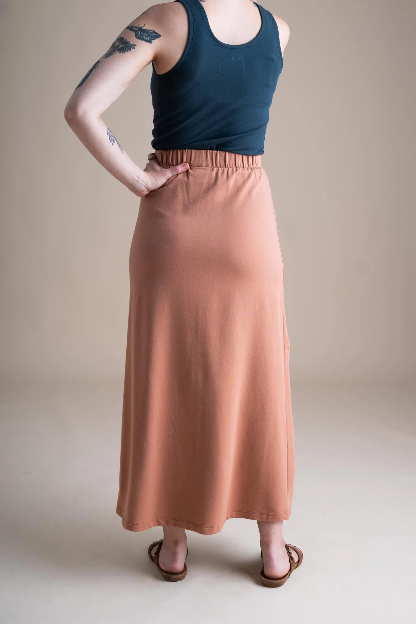 Lounge Maxi Skirt in Macaron