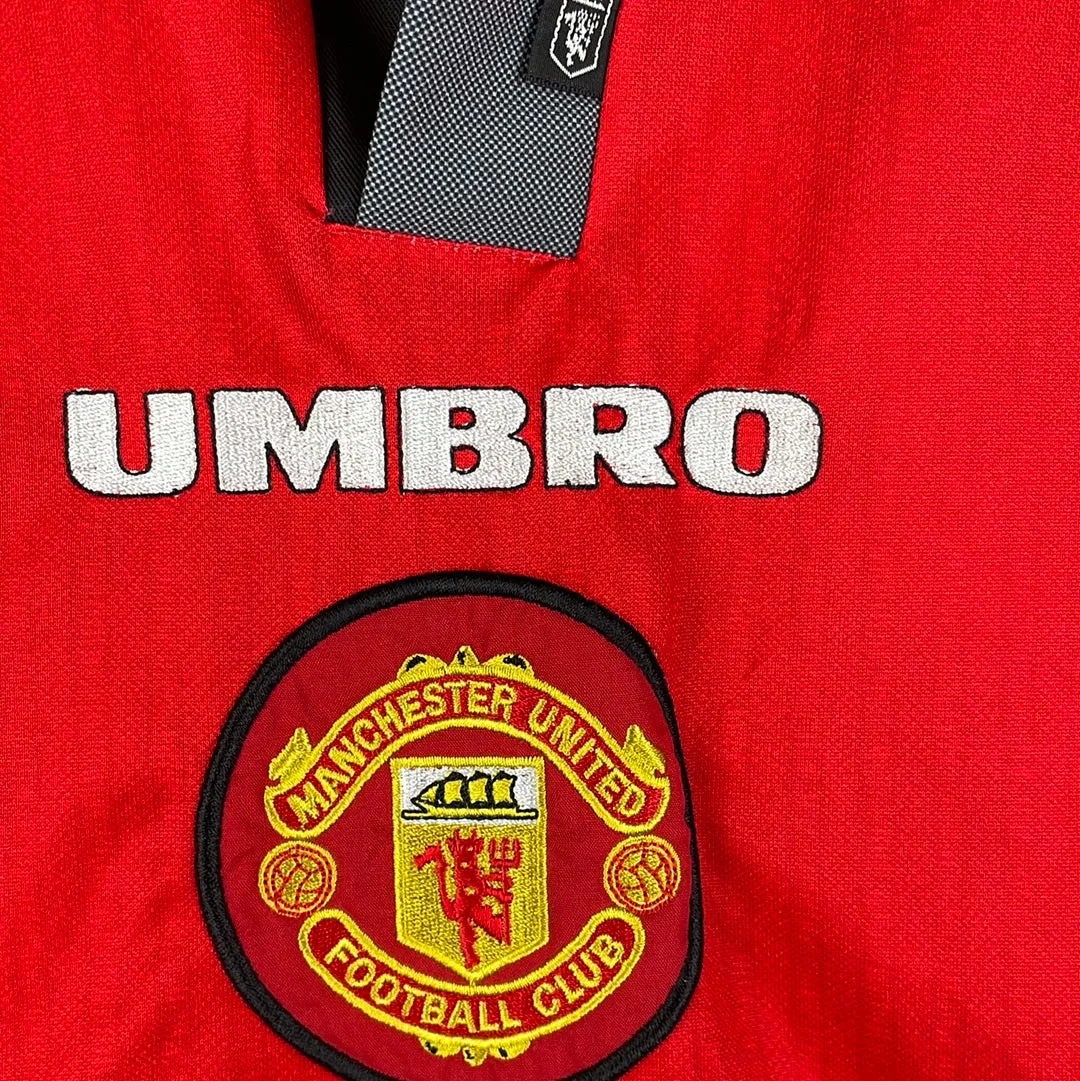 Manchester United 1997/1998 Player Issue Shirt - Poborsky 15