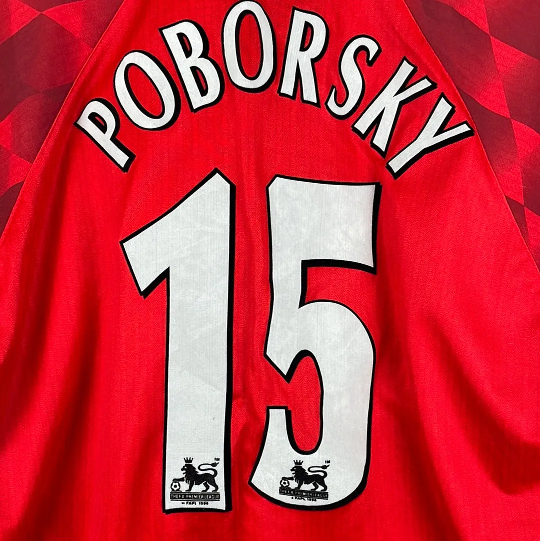 Manchester United 1997/1998 Player Issue Shirt - Poborsky 15