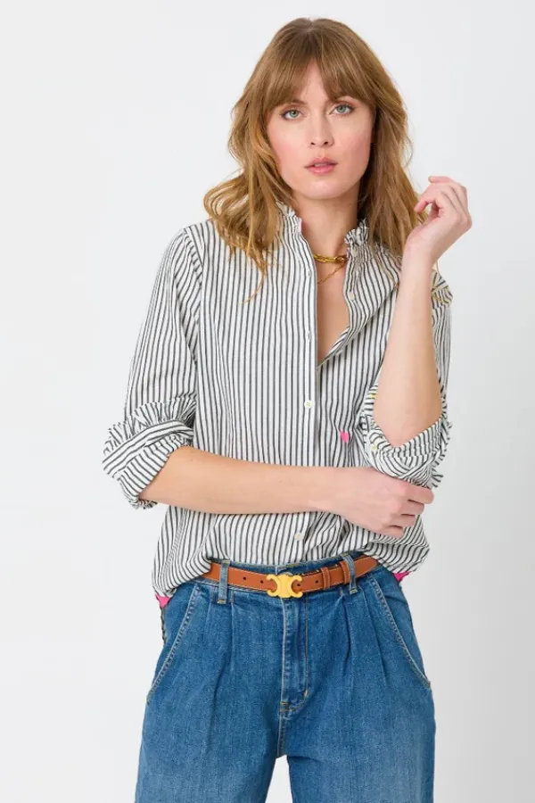 Mia Ruffle Shirt