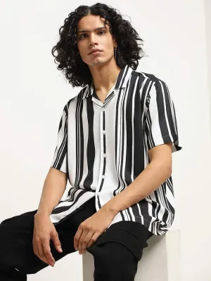 Nuon Black Striped Shirt