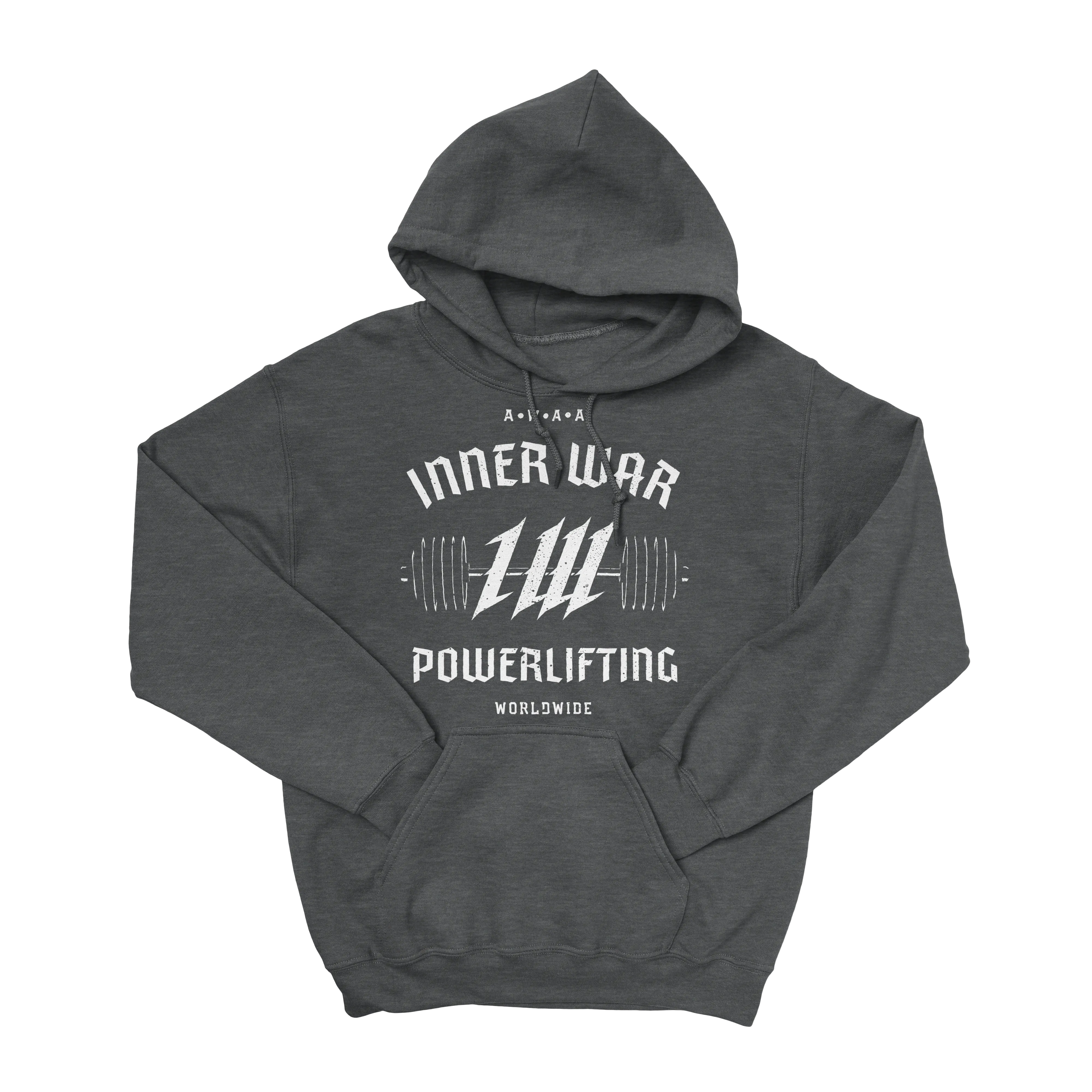 Powerlifting Charcoal Hoodie