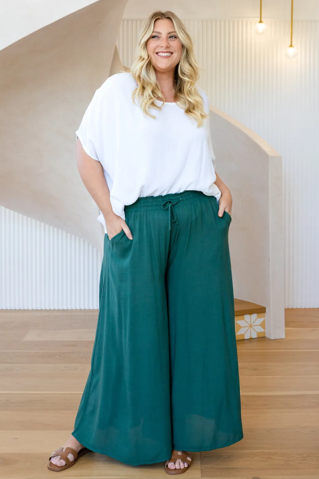 Skye Pants Dark Emerald