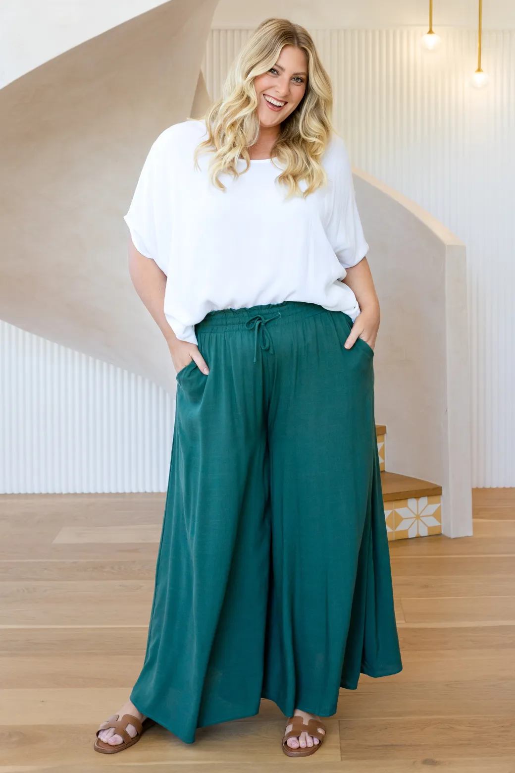 Skye Pants Dark Emerald