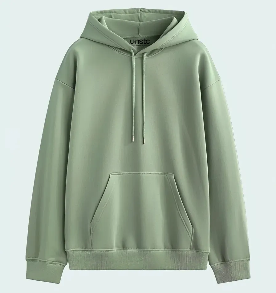 Solid Plus Size Hoodie