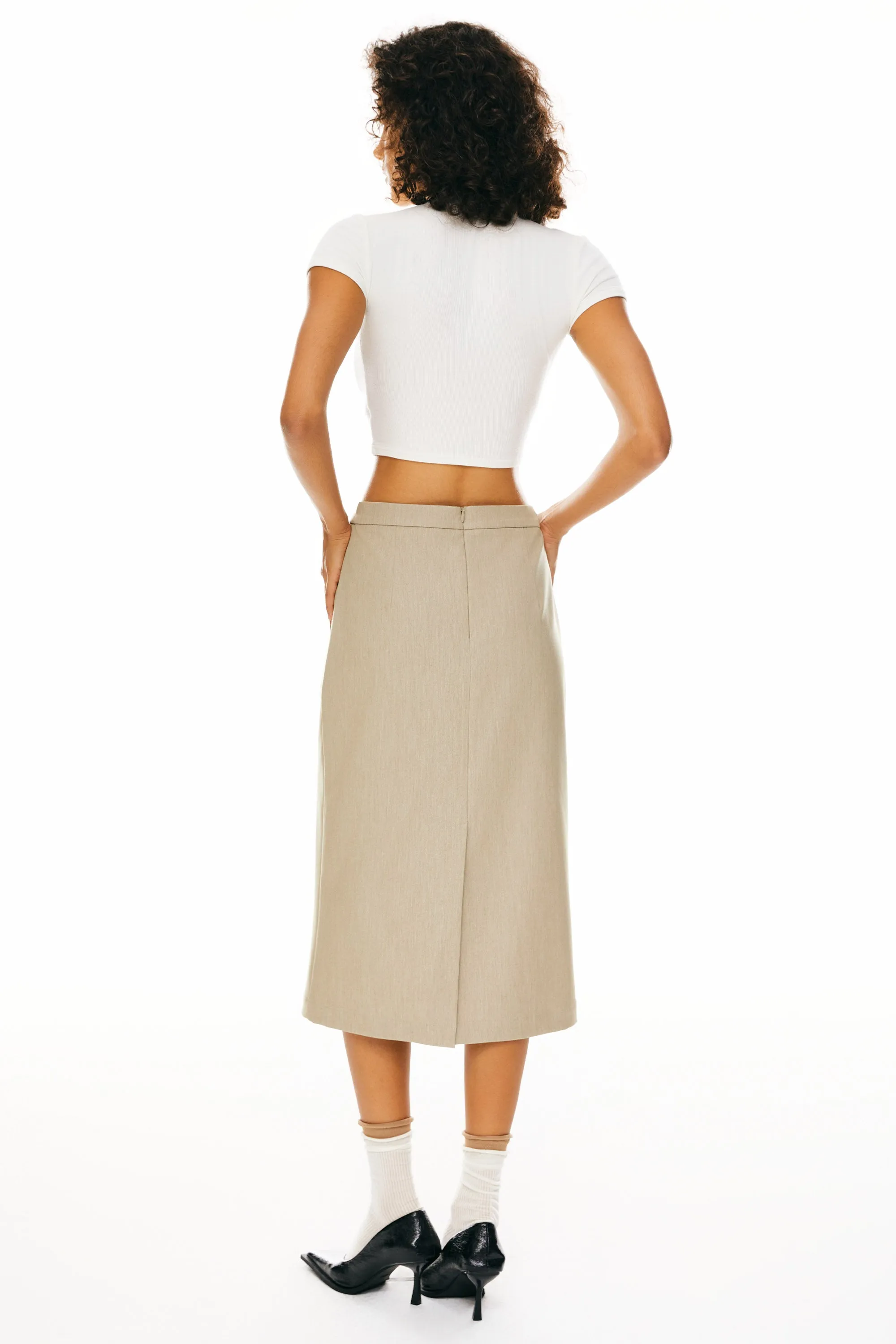 Split Midi Pencil Skirts