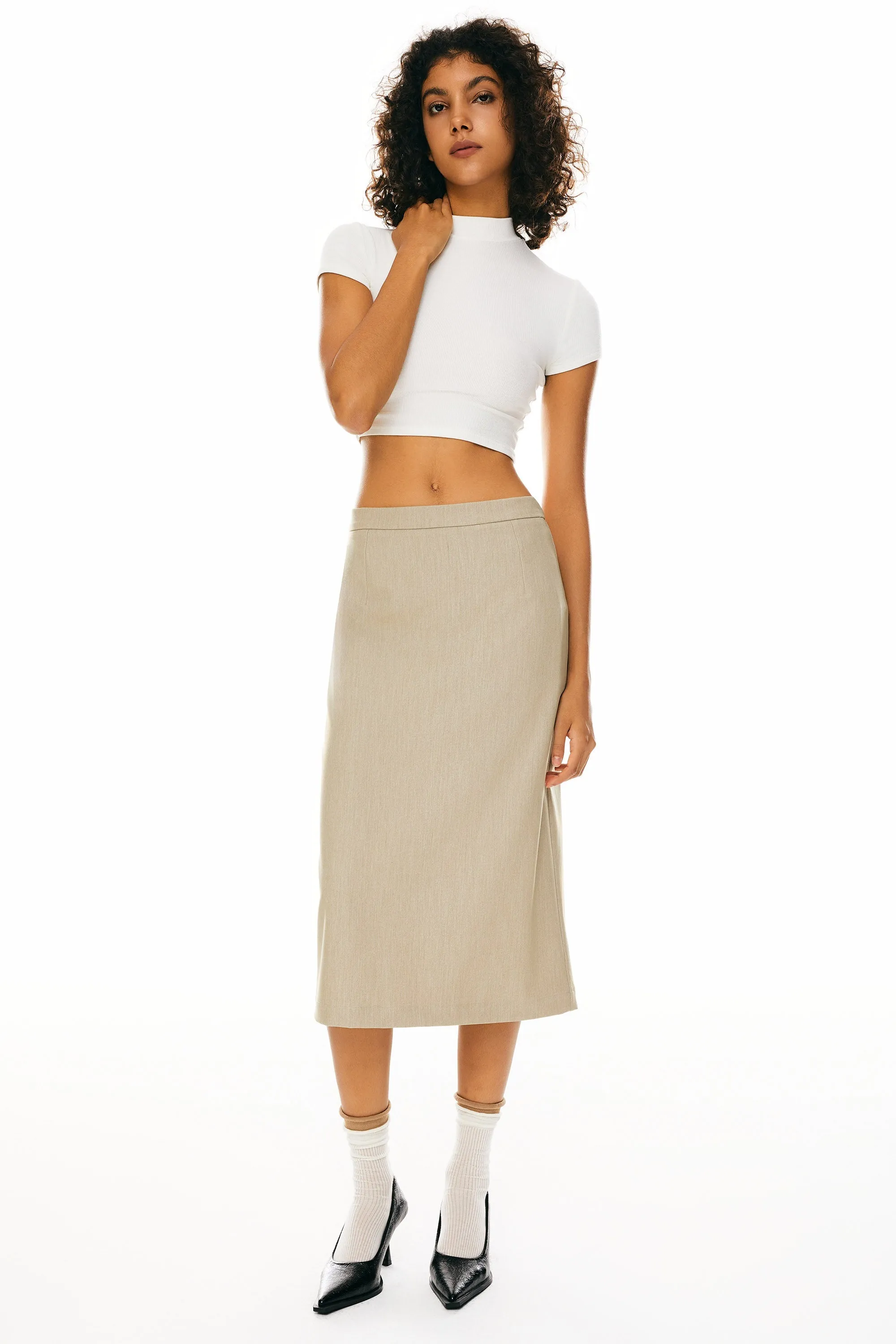 Split Midi Pencil Skirts