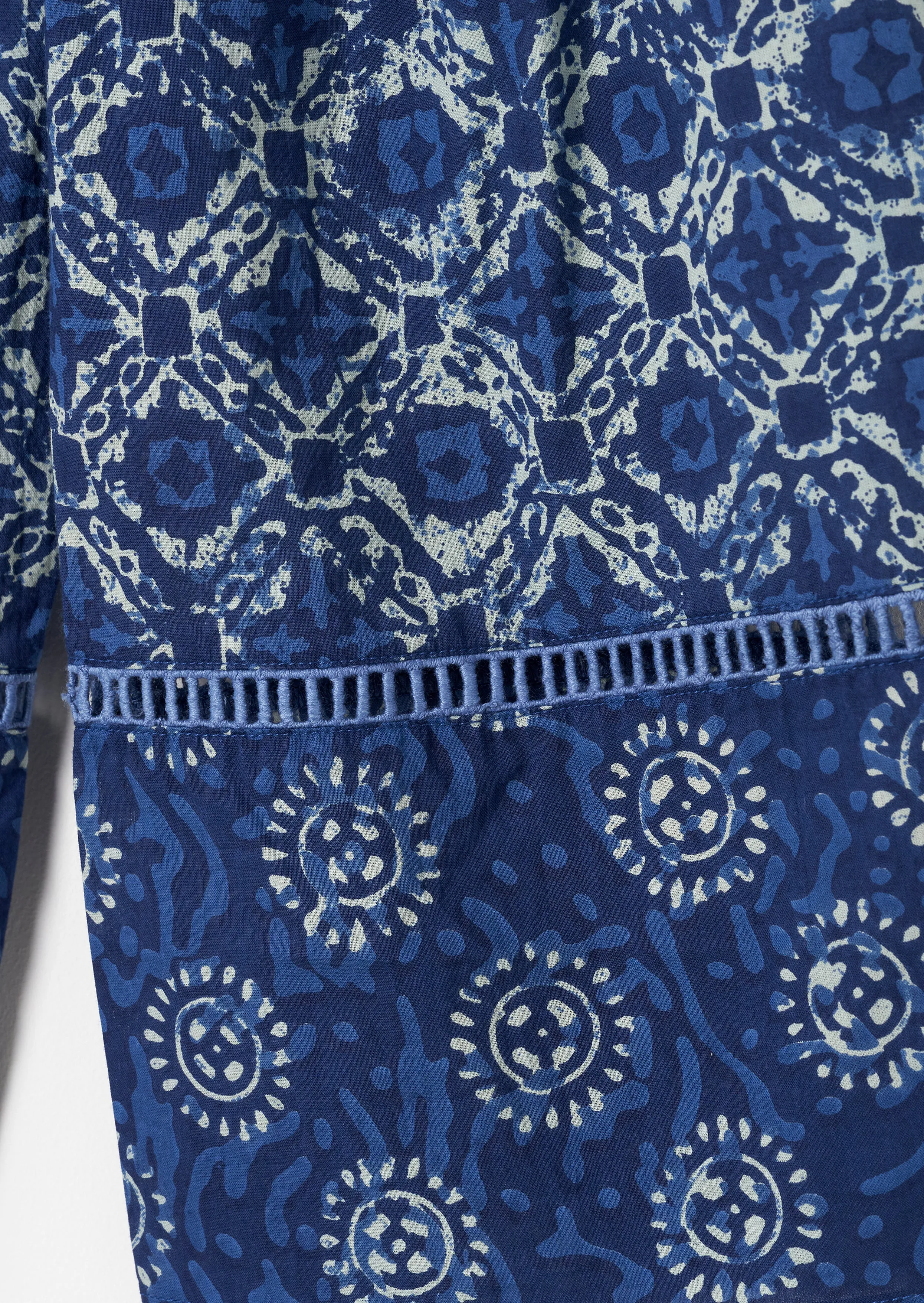 Thea Blue Batik Trousers