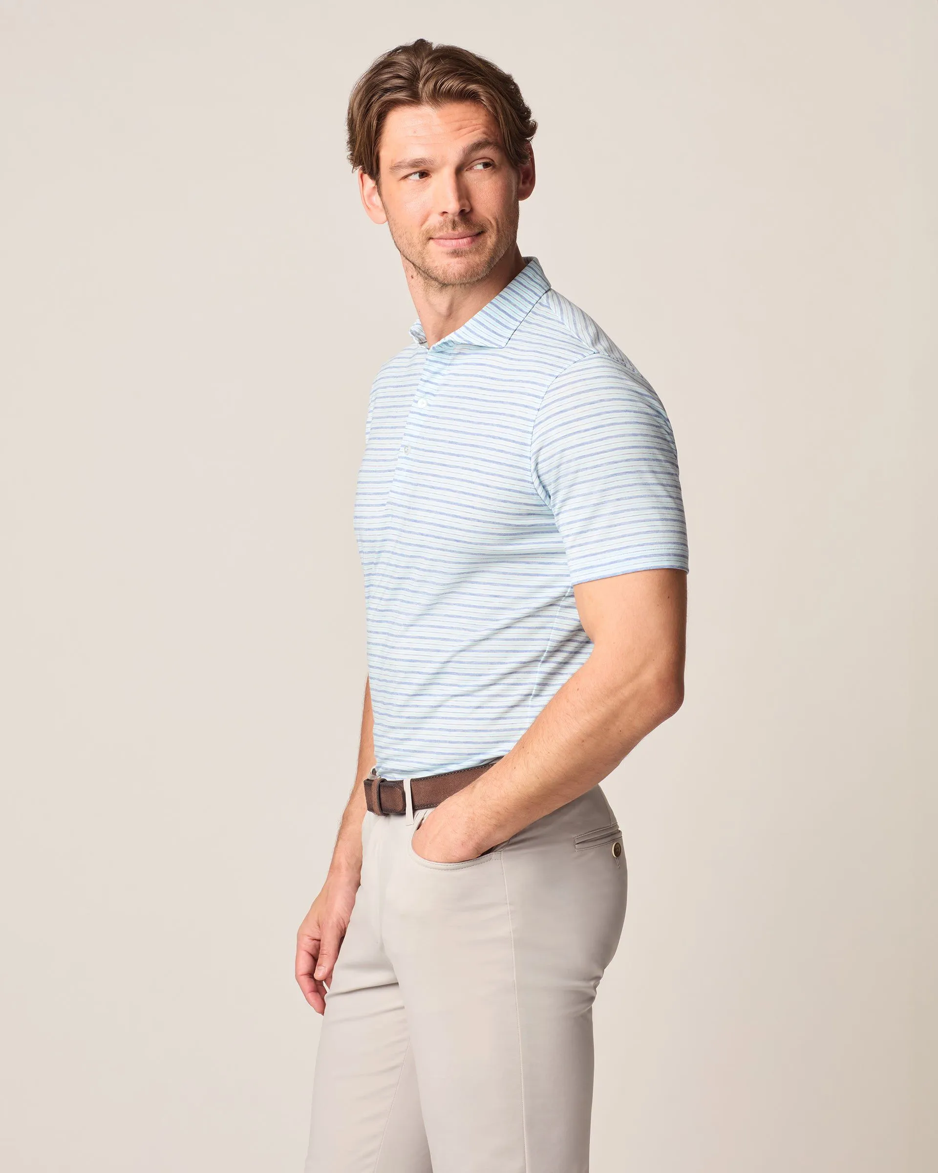 Top Shelf Performance Polo - Declan Stripe