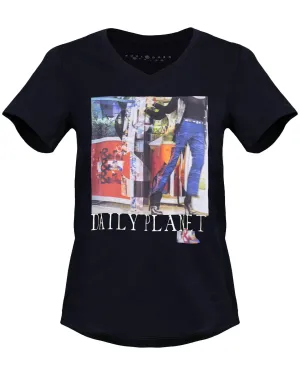 VIV-Daily Planet T-Shirt Black