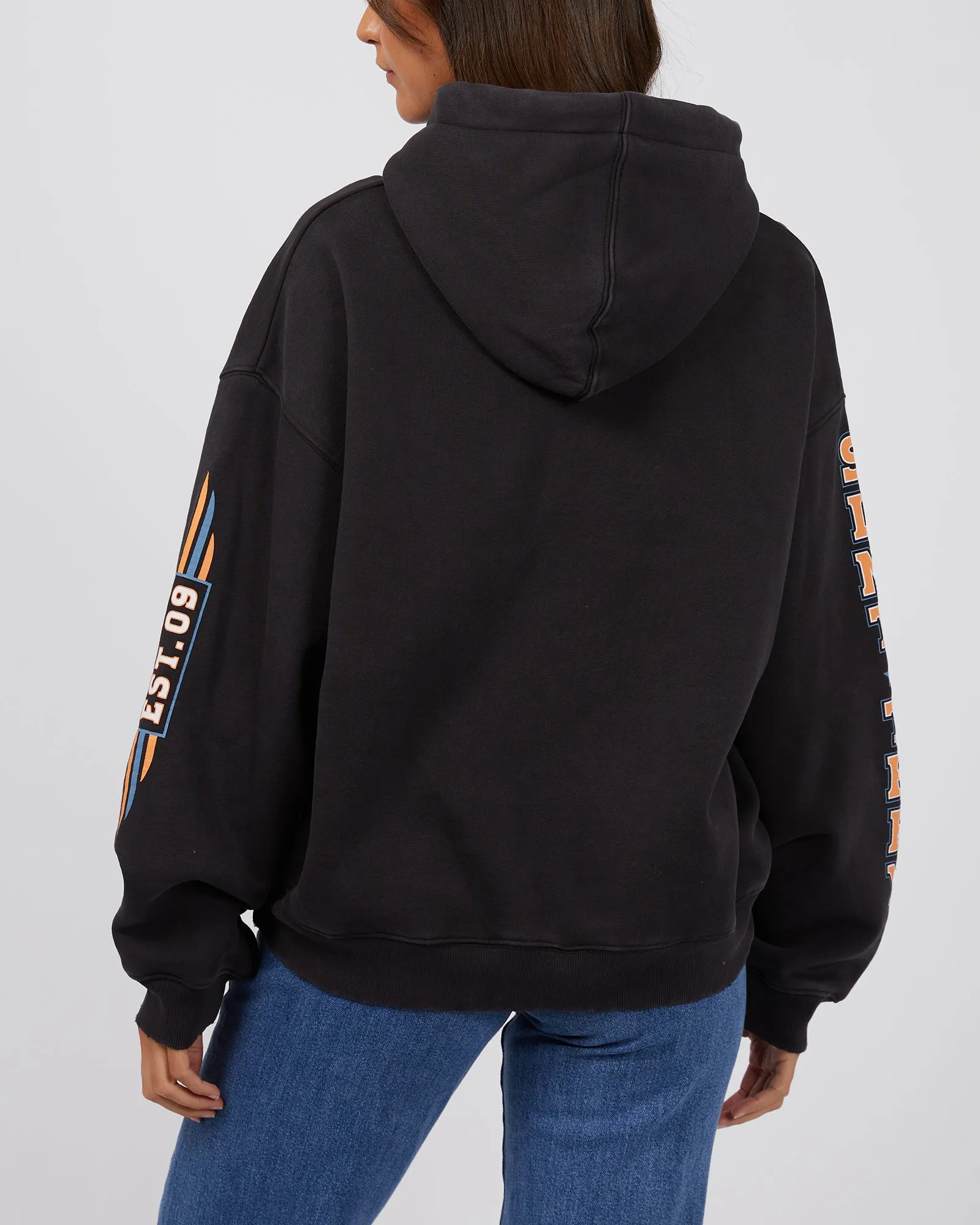 West Coast Hoodie Washed Black