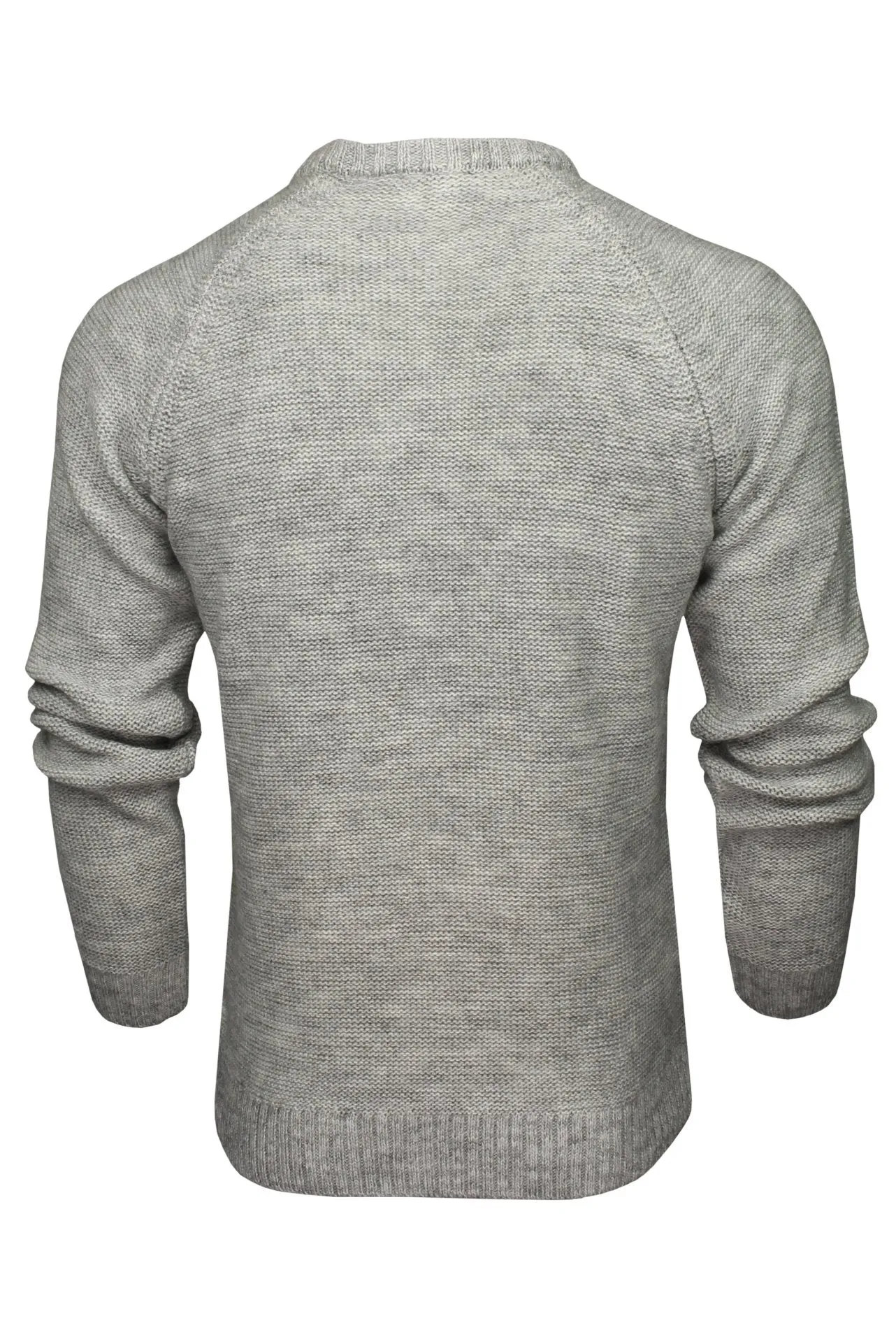 Xact Mens Raglan Jumper With Textured Knit Front