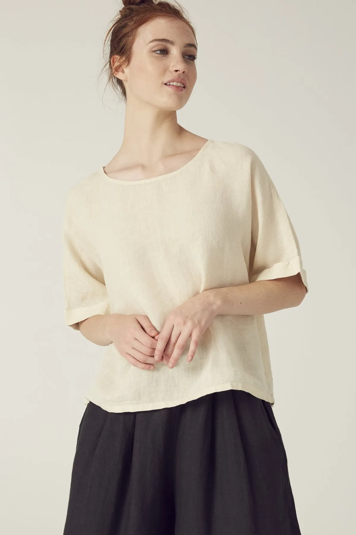 Zoe Linen Top